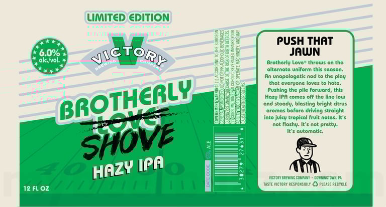 2026 Victory Brewing Brotherly Shove 12-oz Cans