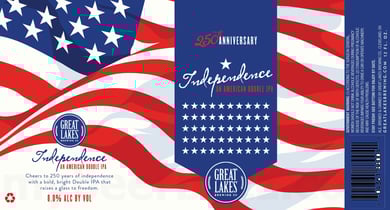 Great Lakes Adding Independence American DIPA To Celebrate America’s 250th