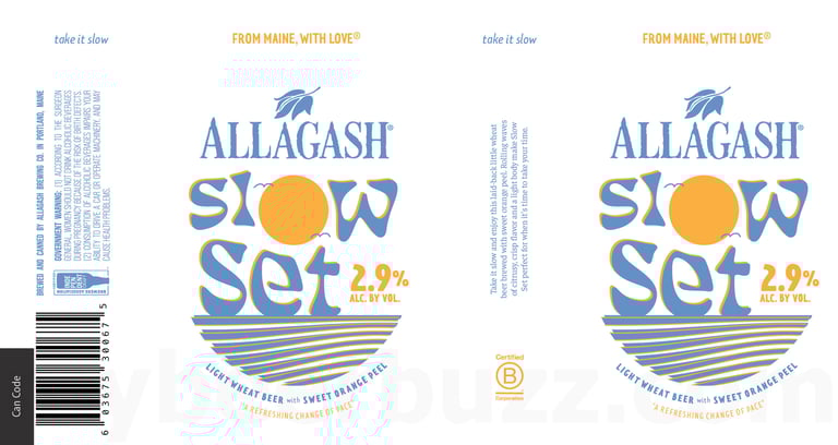 2026 Allagash Slow Set 12-oz Cans