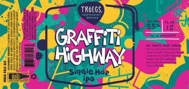 Tröegs  Adding Graffiti Highway Single Hop IPA & Graffiti Highway Downshift IPA