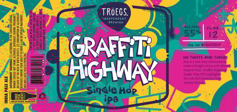 Tröegs Graffiti Highway Single Hop IPA 12-oz Cans
