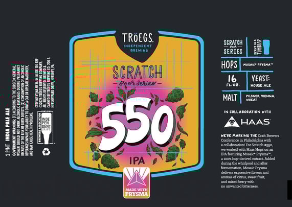 Tröegs Scratch 550 IPA 16-oz Cans