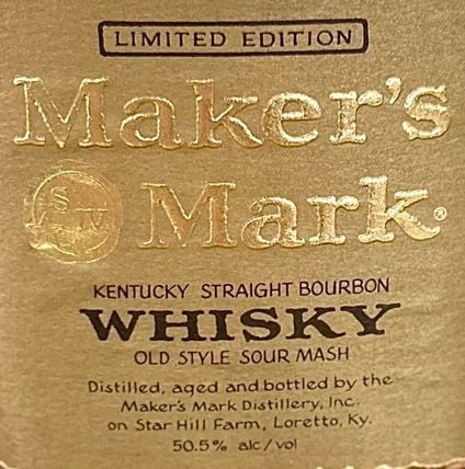 2026 Maker’s Mark Gold Label Kentucky Straight Bourbon Whiskey 700ml Bottles