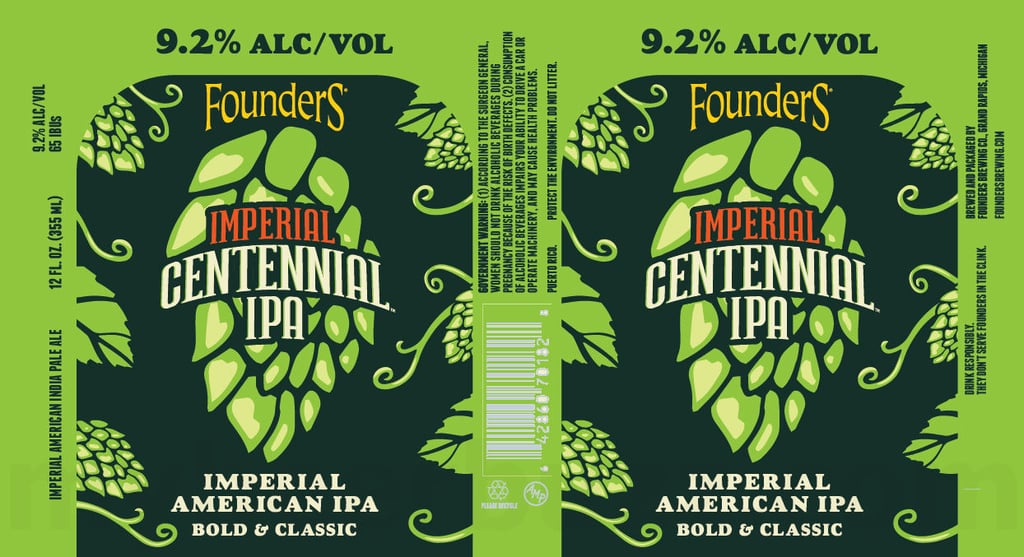 Founders Brewing Announces Imperial Centennial IPA, A Bigger, Bolder Return of a Classic
