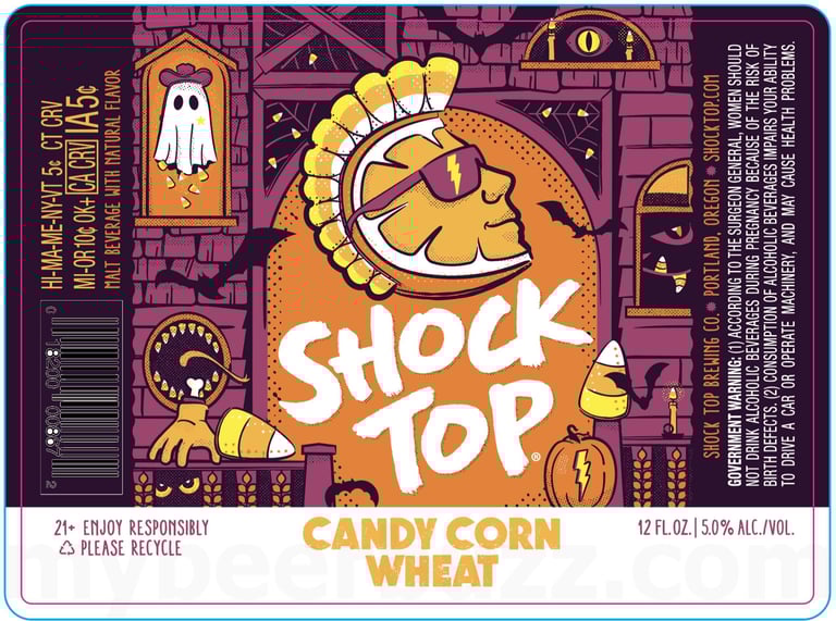 2026 Shock Top Candy Corn Wheat 12-oz Bottles