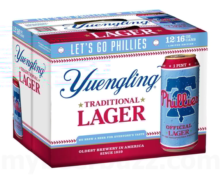 Yuengling Unveils New Phillies Powder Blue Lager Cans, Celebrates Ongoing Partnership with Aaron Nola