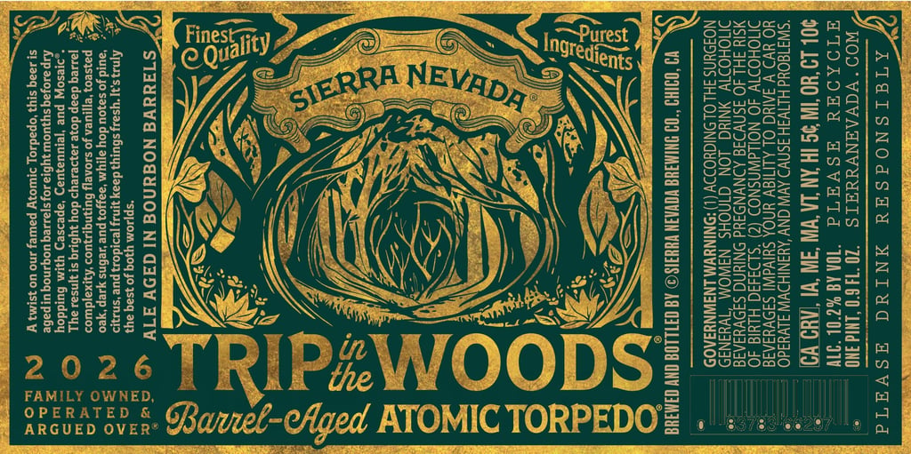 Sierra Nevada Barrel-Aged Atomic Torpedo Coming To 2026 Trip In The Woods Series