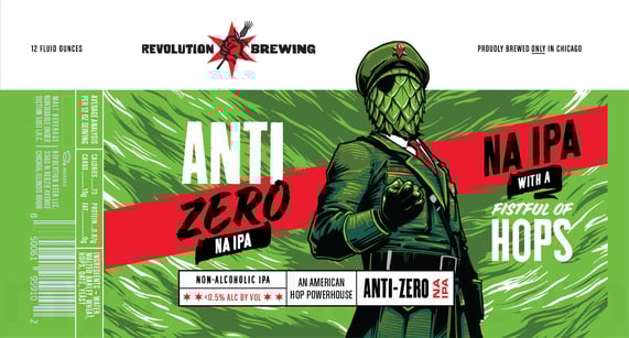 2026 Revolution Brewing Anti Zero NA IPA 12-oz Cans