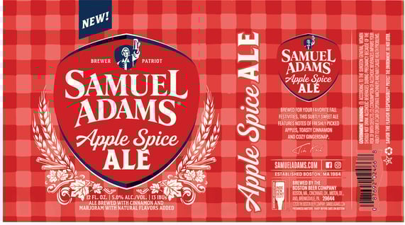 2026 Samuel Adams Apple SPice Ale 12-oz Cans