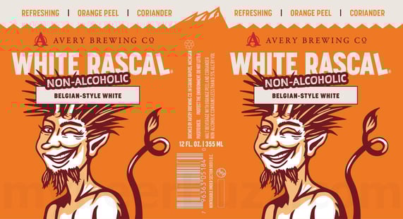 2026 Avery Brewing White Rascal Non-Alcoholic 12-oz Cans