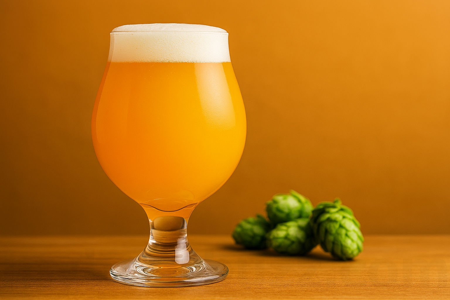 Hazy IPA In Goblet