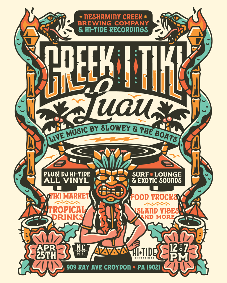 The 5th Annual Creek-i-Tiki Luau at Neshaminy Creek
