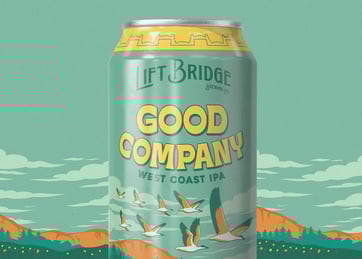 A Modern West Coast Style IPA from Lift Bridge Brewing Co.