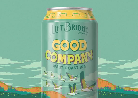 A Modern West Coast Style IPA from Lift Bridge Brewing Co.