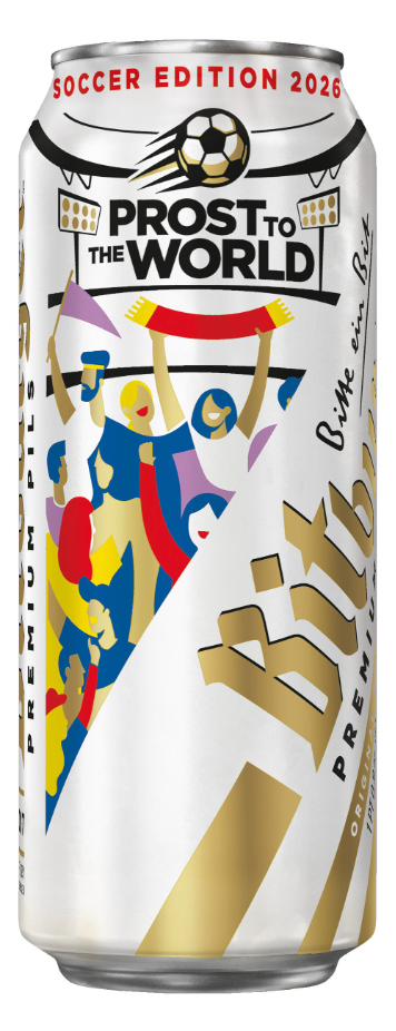 Bitburger Unveils Soccer Cans Ahead of Global Matches