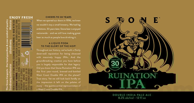2026 Stone Ruination 30th Anniversary 12-oz Cans