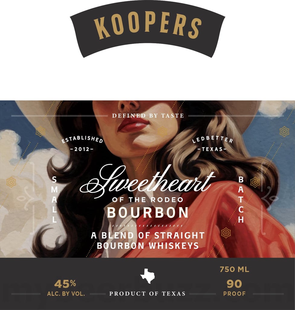 Koopers Whiskey Sweetheart Of The Rodeo Bourbon