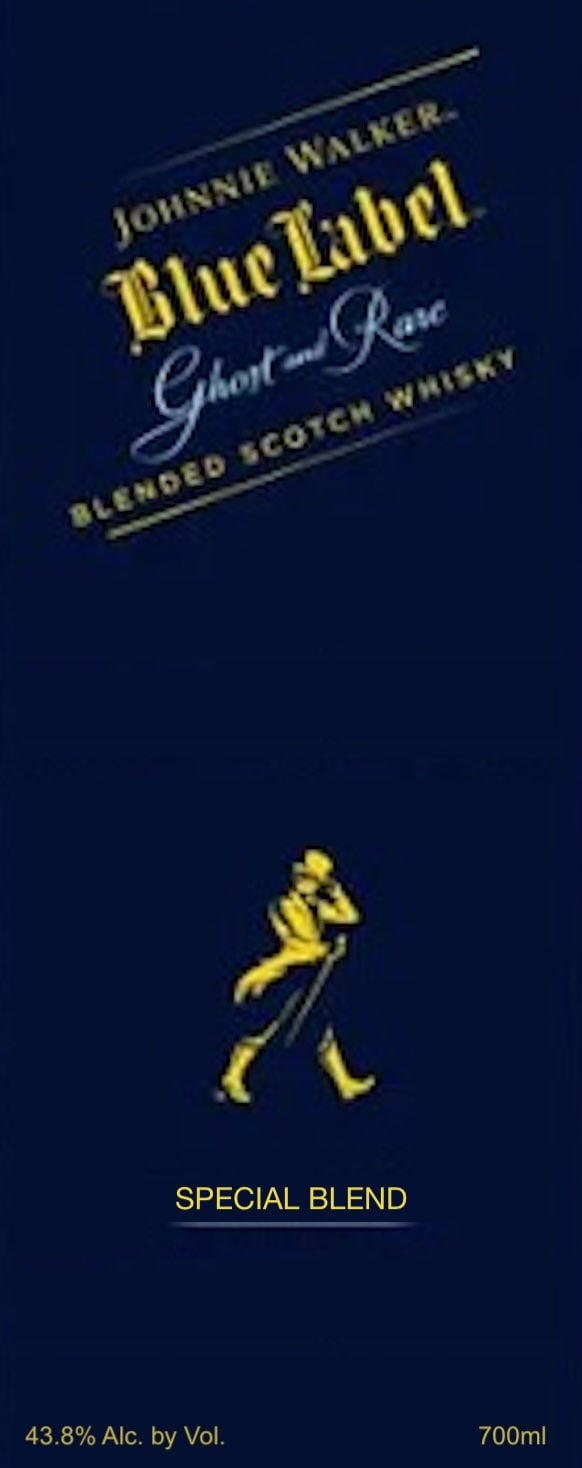 2026 Johnnie Walker Blue Label Ghost And Rare Blended Scotch Whiskey Special Blend 700ml Bottles