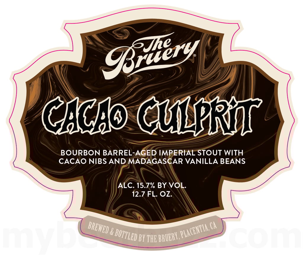 The Bruery Adding Cacao Culprit Stout