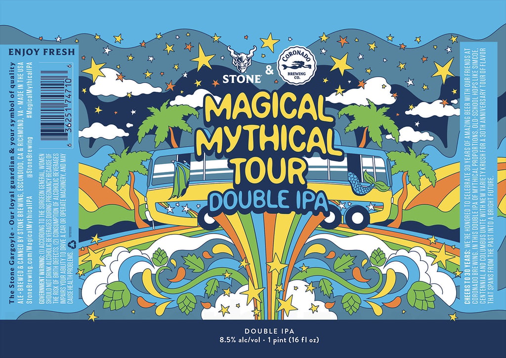 Stone & Coronado Brewing Collaborate On Magical Mythical Tour