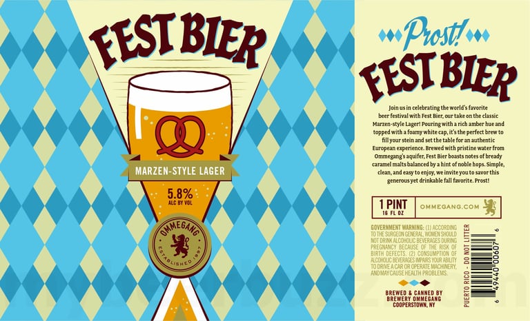 2026 Brewery Ommegang Fest Bier 16-oz Cans