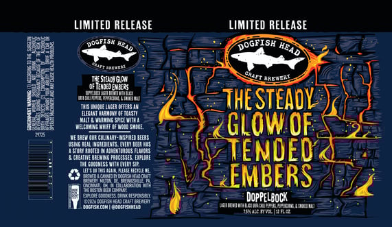 2025 Dogfish Head The Steady GLow Of Steady Embers 12-oz Cans