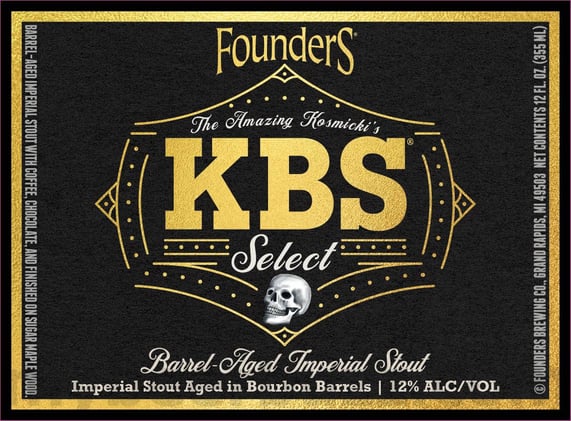 2026 Founders The Amazing Kosmicki's KBS Select 12-oz Bottles