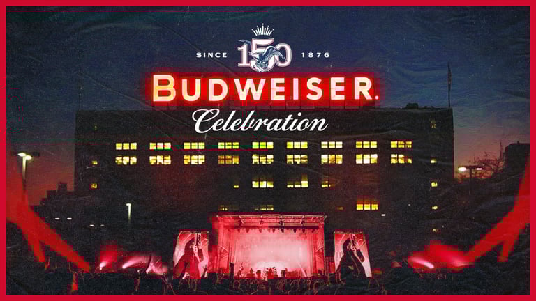 Budweiser Celebrates 150th Anniversary with Once-in-a-Lifetime Brewery Party Honoring Its American Heritage and Longstanding Legacy