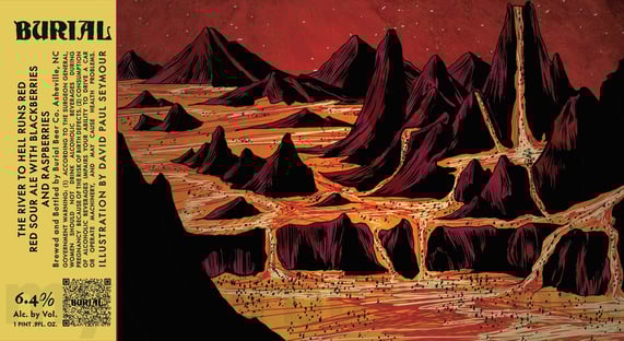 2026 Burial Beer The River To Hell Runs Red 16-oz Cans