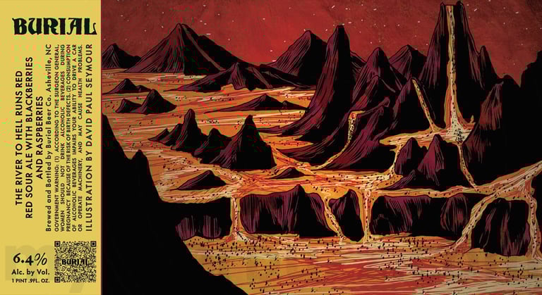 2026 Burial Beer The River To Hell Runs Red 16-oz Cans