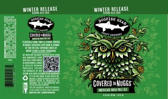 2026 Dogfish Head Covered In Nuggs 12-oz Cans