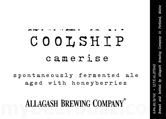 2026 Allagash Coolship Camerise 12.7-oz Bottles