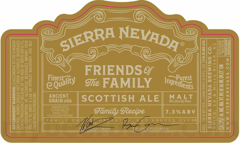 2026 Sierra Nevada Friends Of The Family Scottish Ale 16.9-oz Bottles