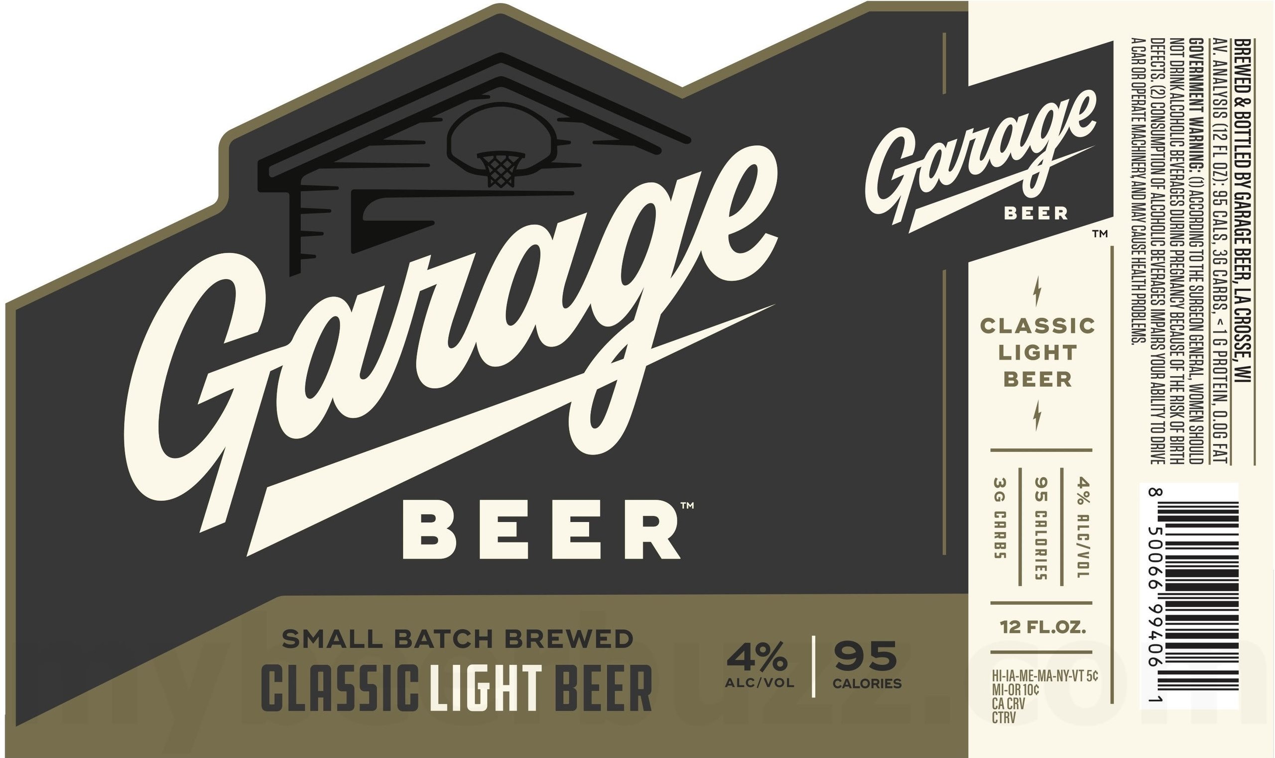 2026 Garage Beer Light Beer 12-oz Bottles
