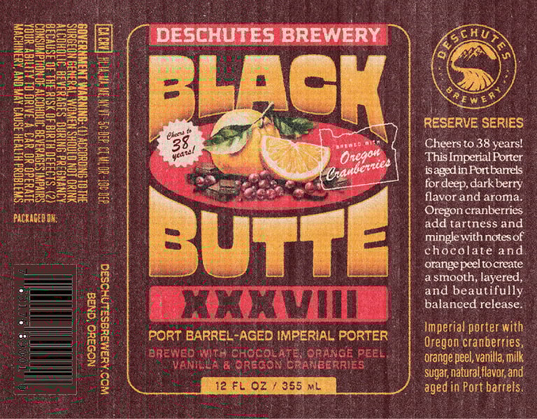 2026 Deschutes Brewery Black Butte XXXVIII 12-oz Bottles