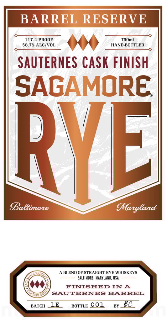 Sagamore Spirit Sauternes Cask Finish Blend Of Straight Whiskeys