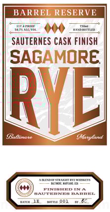 Sagamore Spirit Sauternes Cask Finish Blend Of Straight Whiskeys