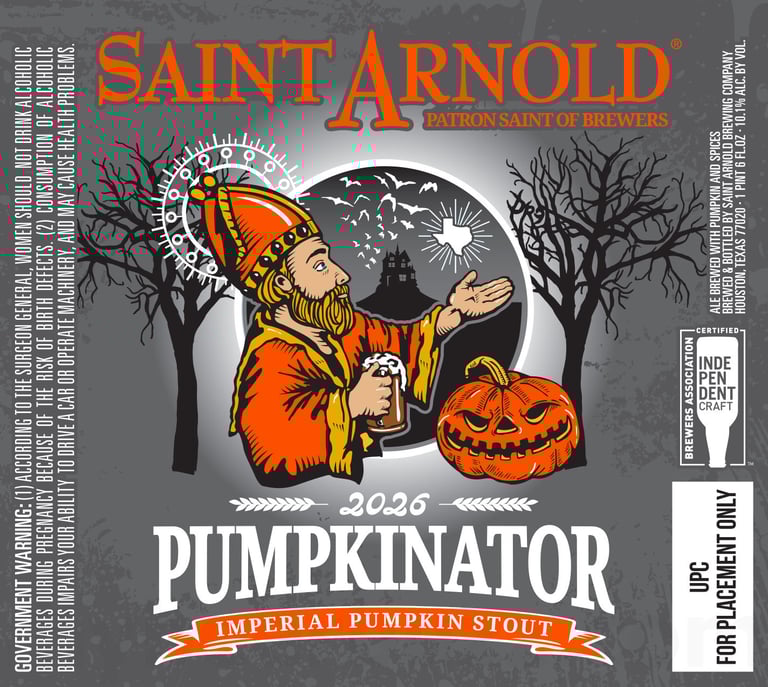 2026 Saint Arnold Pumpkinator 22-oz Bottles