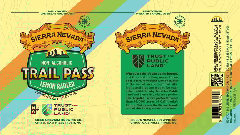 2026 Sierra nevada Trail Pass Lemon Radler 12-oz Cans