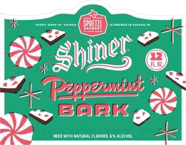 2026 Shiner Peppermint Bark 12-oz Bottles