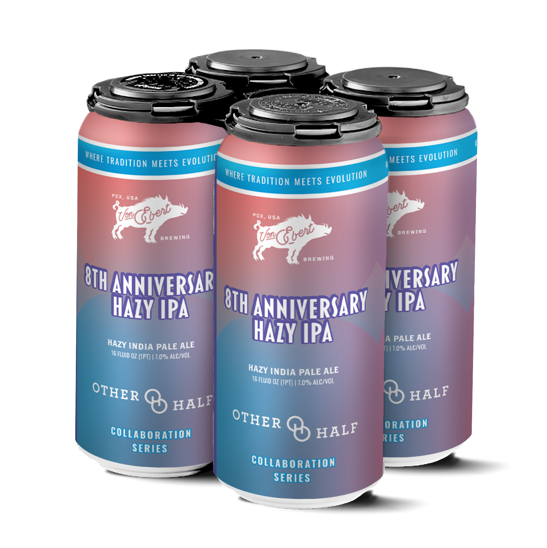 Von Ebert Brewing Releases Collaborations with Other Half Brewing Company for 8th Anniversary