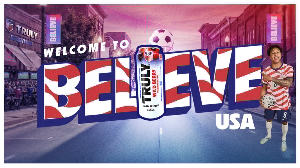 Truly Hard Seltzer Believes U.S. Soccer will Win this Summer