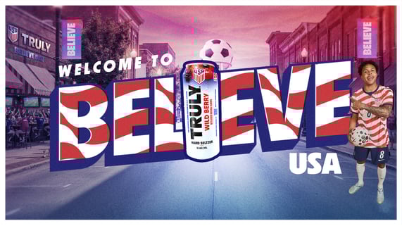 Truly Hard Seltzer Believes U.S. Soccer will Win this Summer