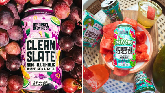 10 Barrel Brewing Launches Clean Slate and Salty Sips, Expanding RTD Line with Functional N/A and Low-Sugar Cocktails