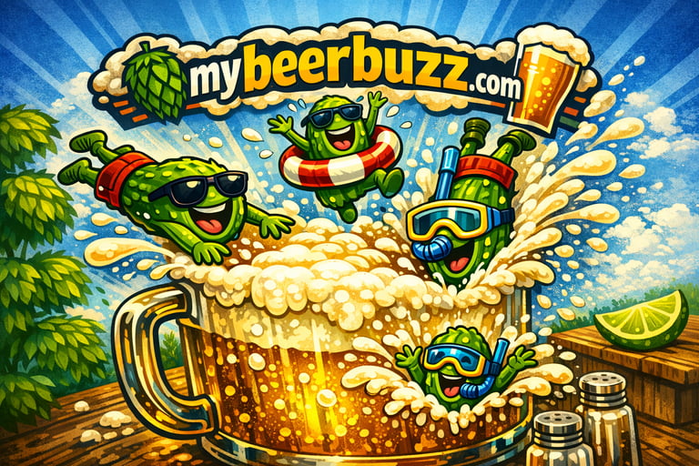 2026 mybeerbuzz.com Why Pickle Beers Are So Popular Logo