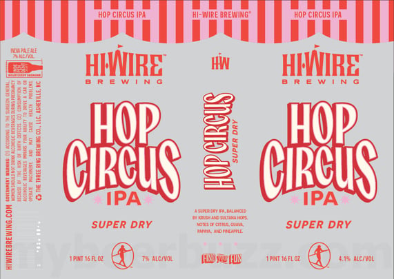 2026 Hi-Wire Brewing Hop Circus 16-oz Cans