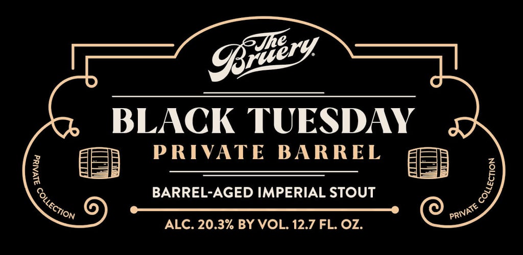 2026 The Bruery Black Tuesday Private Barrel 12.7-oz Bottles