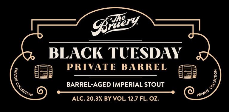 2026 The Bruery Black Tuesday Private Barrel 12.7-oz Bottles