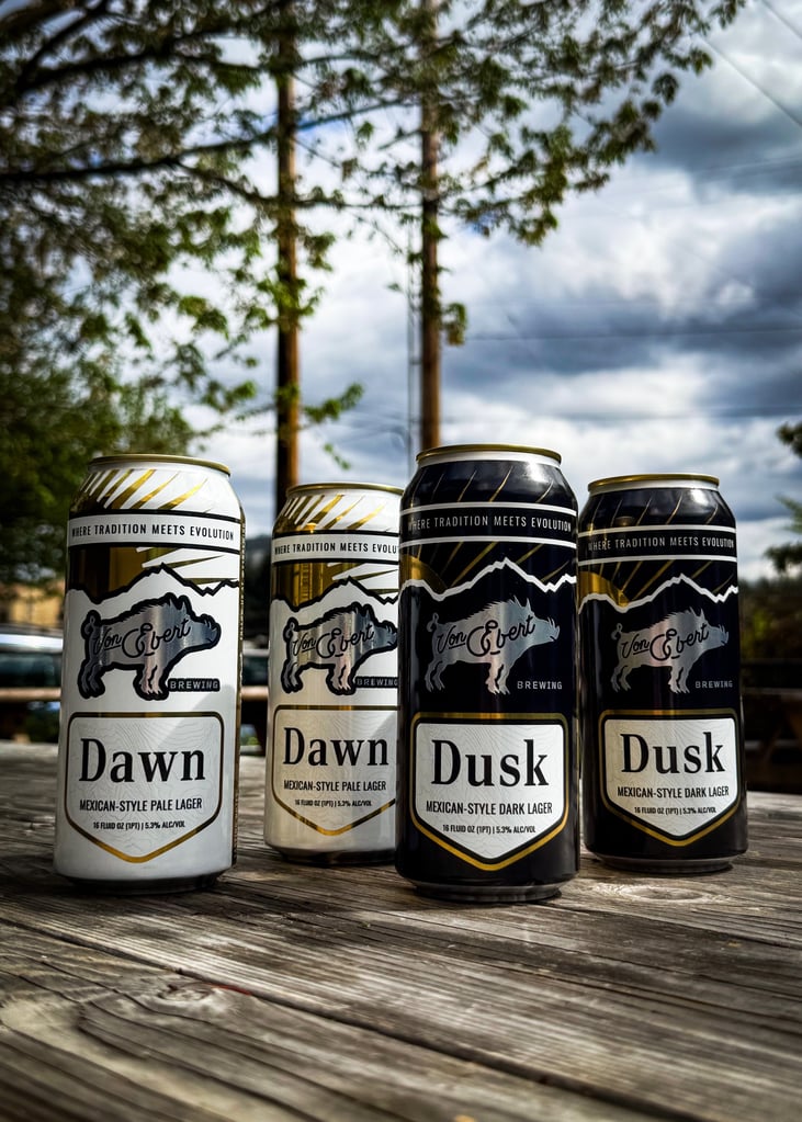 Von Ebert Brewing Releases Dusk and Dawn – Pale and Dark – Mexican Lagers for Cinco de Mayo