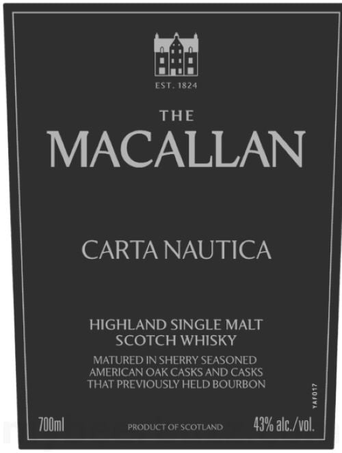 The Macallan Carta Nautica Highland Single Malt Scotch Whisky